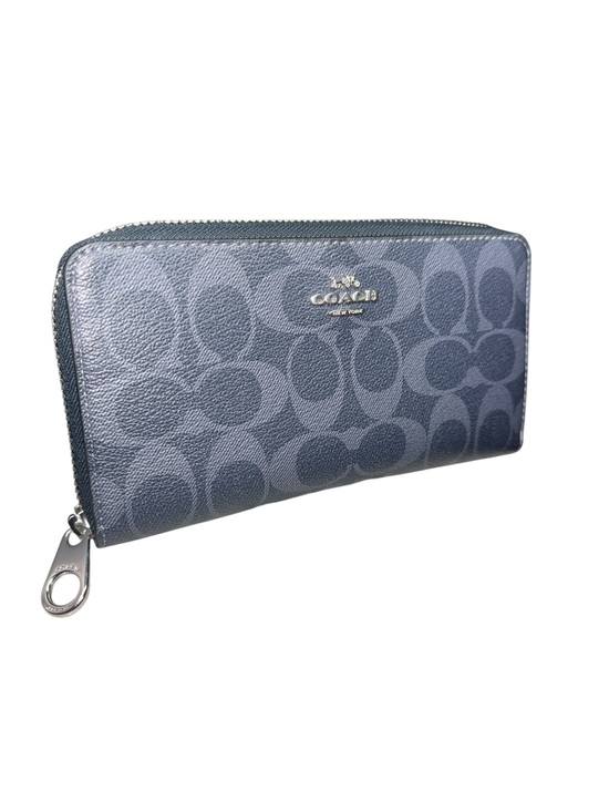 Coach Handbags - Coach Zip Around Long Wallet - Denim Color (NWOT)